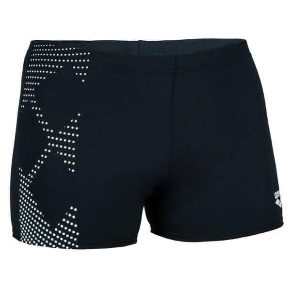 Badehose Boxer Arena schwarz/grau