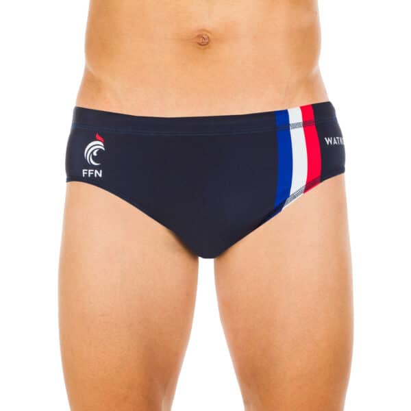 Badehose Slip Wasserball Herren Frankreich offiziell