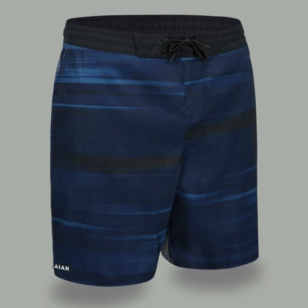 Boardshorts lang Surfen 100 Cloud blau