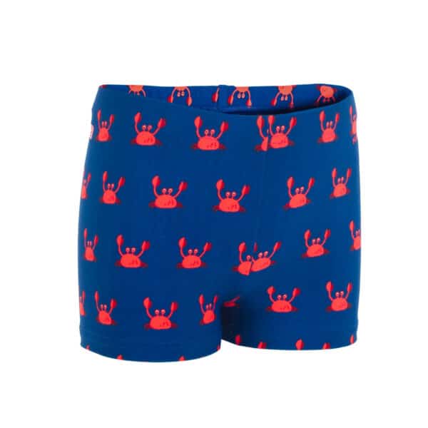 Boxer-Badehose Babys/Kleinkinder bedruckt Krebse blau