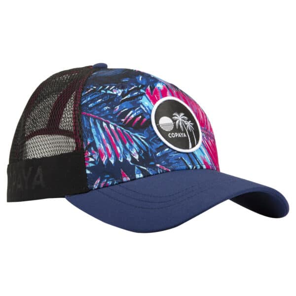 Cap Beachvolleyball BVC500 Erwachsene blau/rosa