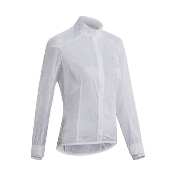 Fahrrad-Windjacke Ultralight Damen weiß