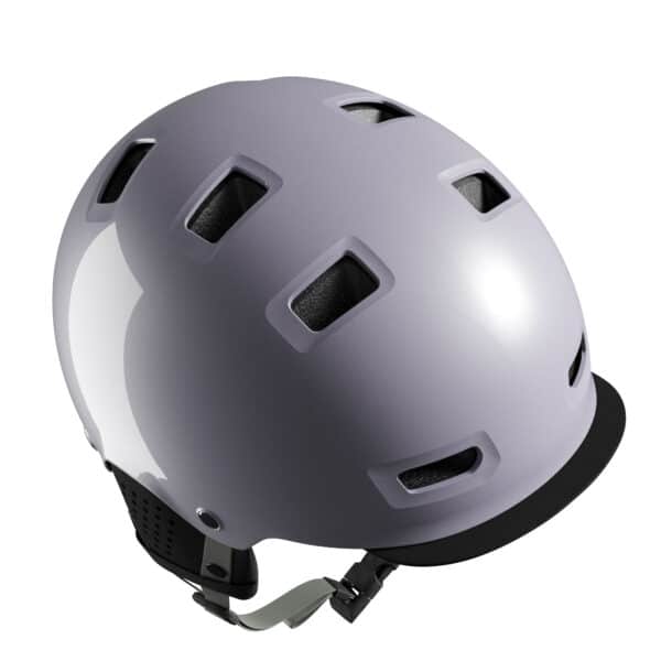 Fahrradhelm City Bowl 500 flieder