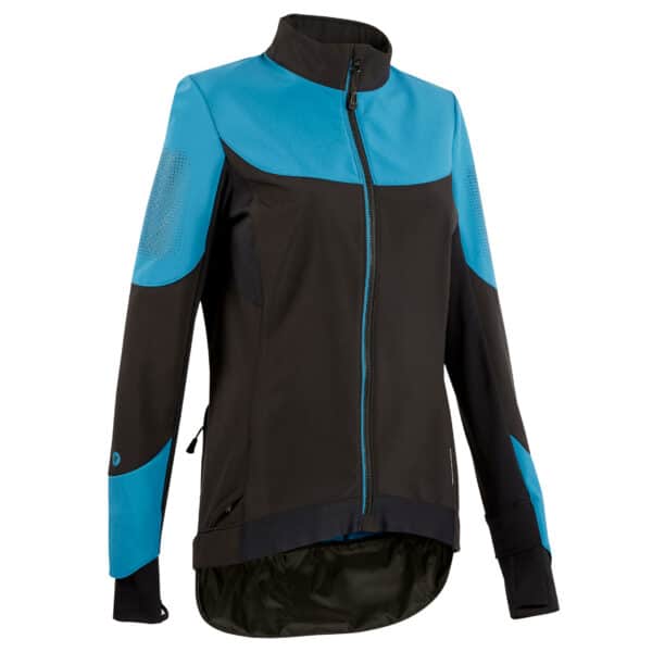 Fahrradjacke MTB D türkis/schw