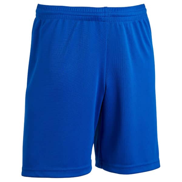 Fussballhose kurz F100 Kinder blau