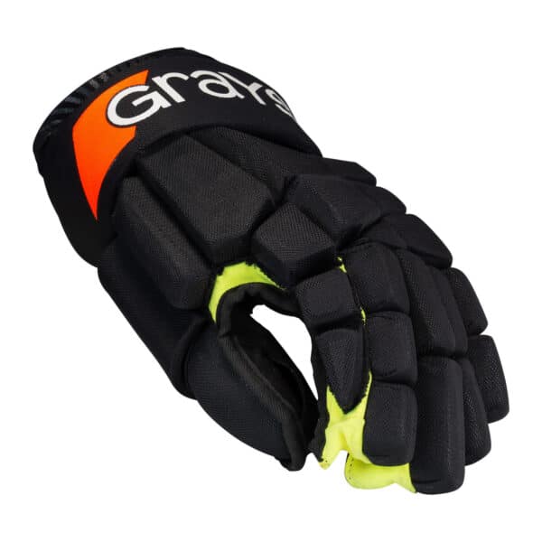 Handschuh Feldhockey PC Grays Linestopper Linkshand Erwachsene schwarz