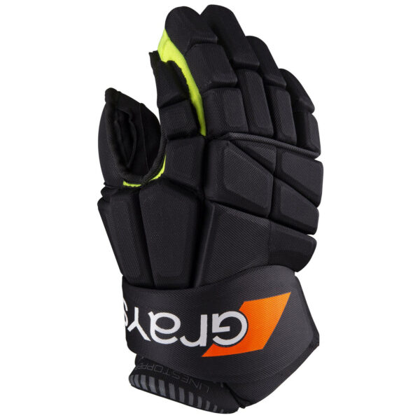 Handschuh Feldhockey PC Grays Linestopper Rechtshand Erwachsene schwarz