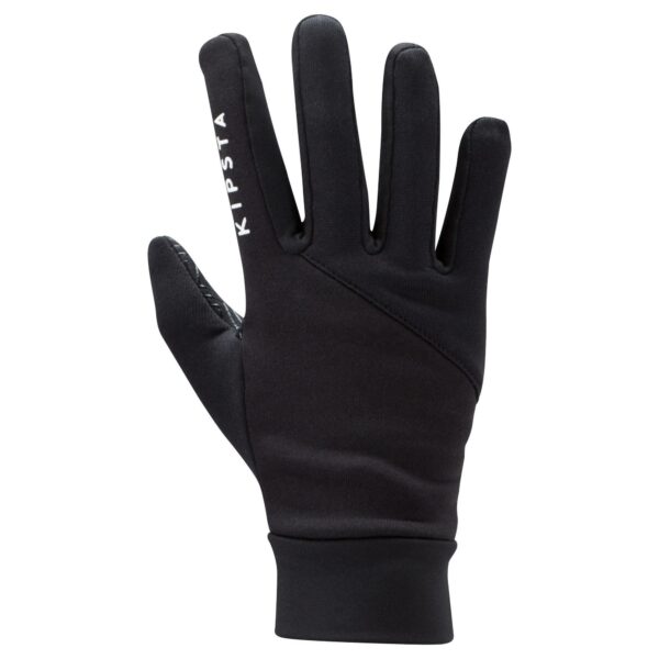 Handschuhe Fussball Keepdry 500 Kinder schwarz