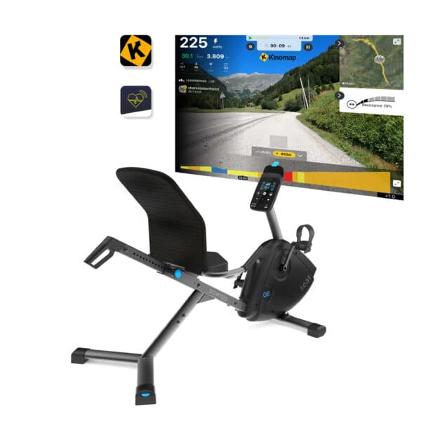 Heimtrainer mit Rückenlehne Domyos EB Seat connected