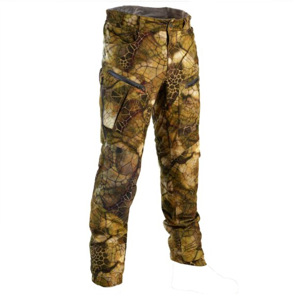 Jagd-Regenhose FURTIV 900 geräuscharm warm camouflage