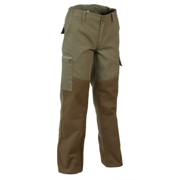 Jagdhose 100 RENFORT Kinder grün braun