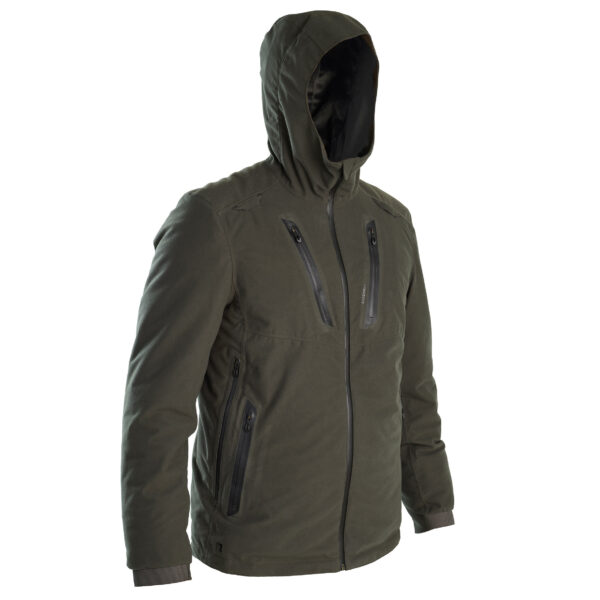 Jagdjacke Regenjacke 900 geräuscharm grün