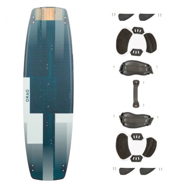 Kiteboard Kitesurfen Twin Tip 500 Carbon 136 × 40