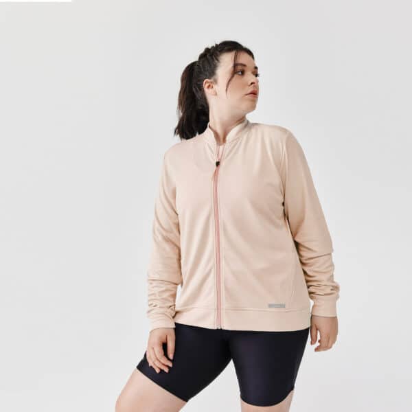 Laufjacke atmungsaktiv Dry Damen rosa