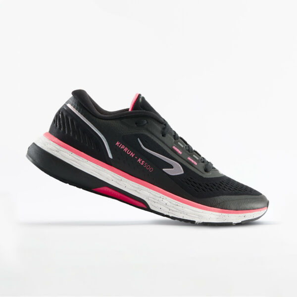 Laufschuhe Kiprun KS500 Damen schwarz/rosa