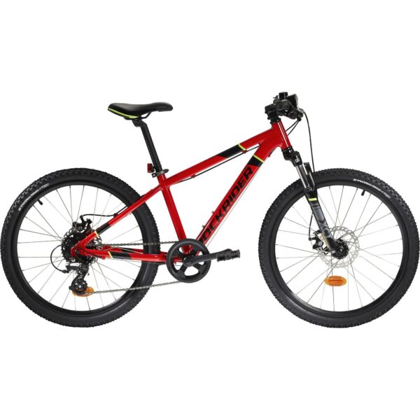 Mountainbike Kinderfahrrad 24 Zoll Rockrider ST 900 rot