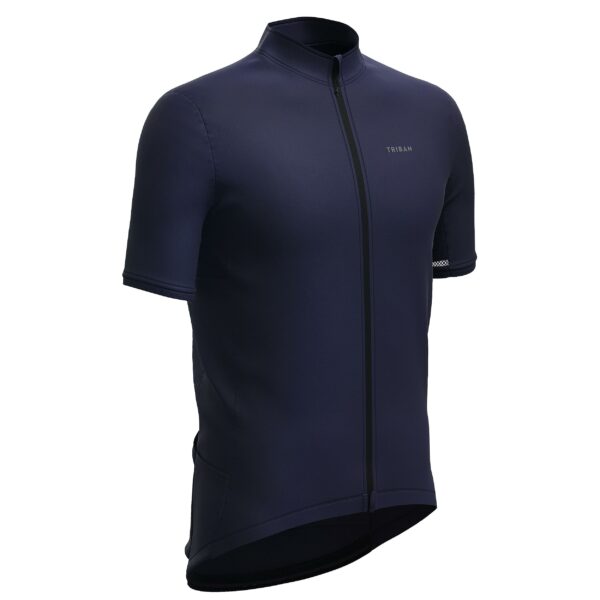 Radtrikot kurzarm Rennrad Sommer Herren RC 500 dunkelblau