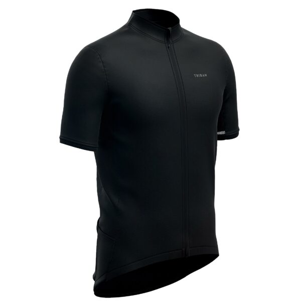 Radtrikot kurzarm Rennrad Sommer RC 500 Herren blau/schwarz