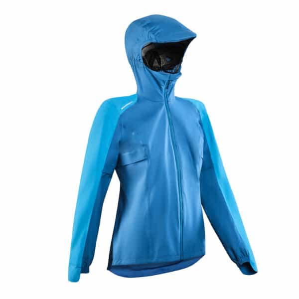 Regenjacke Radsport MTB Damen türkis