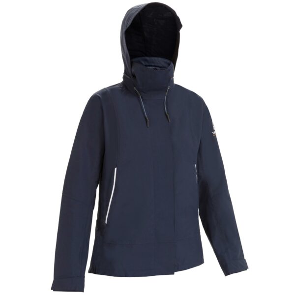 Regenjacke Segeln Damen wasserdicht 300 marineblau