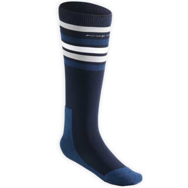 Reitsocken 100 Kinder marineblau/dunkelblau/weiss gestreift