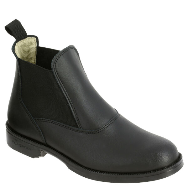 Reitstiefeletten Classic Leder Erwachsene schwarz