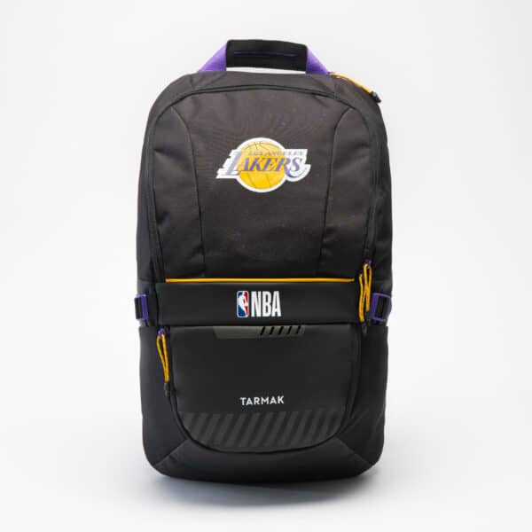 Rucksack 25L Tarmak NBA Lakers schwarz