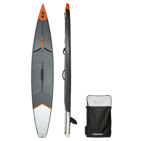 SUP-Board Stand Up Paddle Racing aufblasbar Fortgeschrittene 14'27"