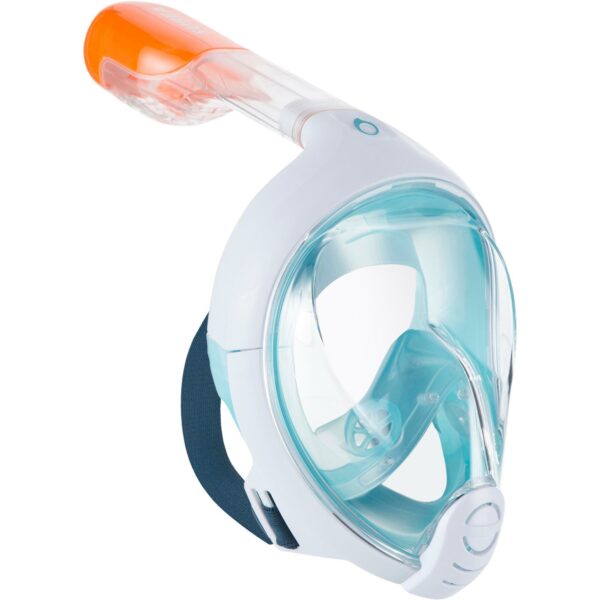 Schnorchelmaske Easybreath Kinder 6–10 Jahre blau