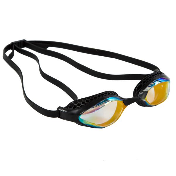 Schwimmbrille Arena Airspeed mirror gelb/schwarz