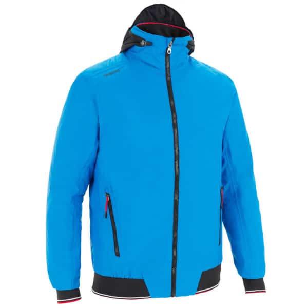 Segeljacke Blouson Sailing 100 wasserdicht winddicht Herren blau