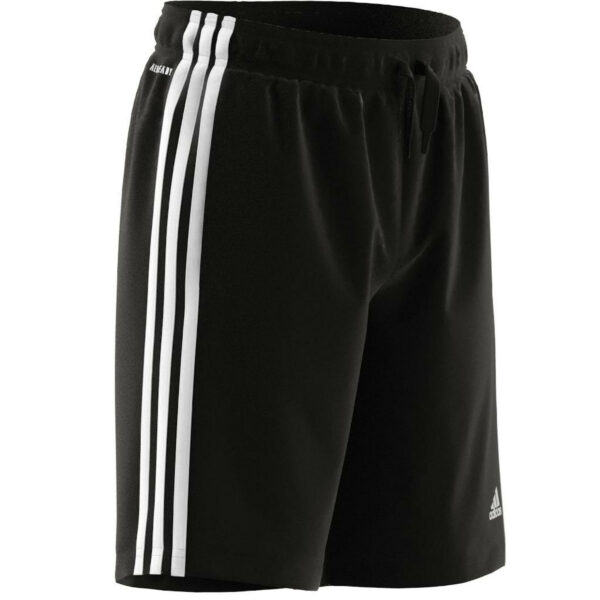 Shorts 3 Streifen Aeroready Kinder schwarz