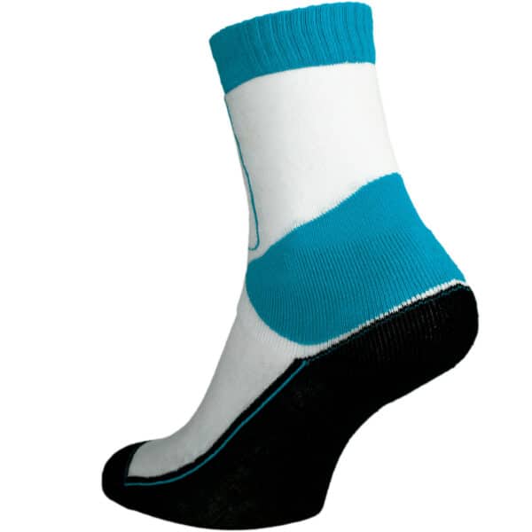 Skatesocken Oxelo Play Kinder blau/weiss