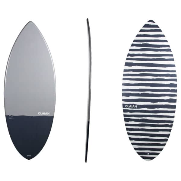 Skimboard 900 Composite-Fasern Erwachsene blaugrau