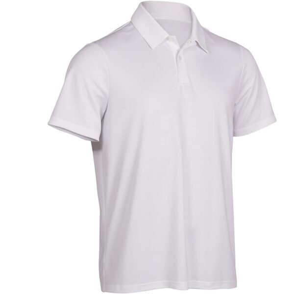 Tennis-Poloshirt Dry 100 Herren weiß