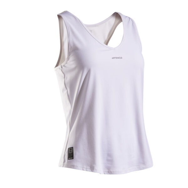 Tennis-Top Damen Dry 100 weiss