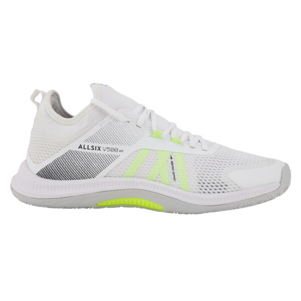 Volleyballschuhe FIT 500 Herren weiss/gelb