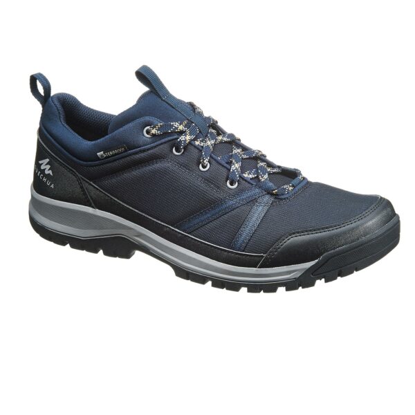 Wanderschuhe Naturwandern NH150 wasserdicht Herren blau