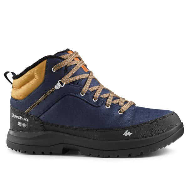 Wanderschuhe Winterwandern SH100 Ultra-Warm wasserdicht halbhoch Herren blau