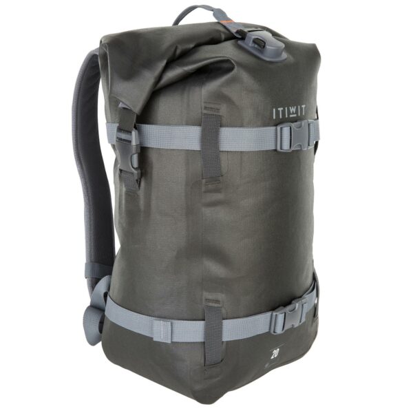 Wasserfester Rucksack 20 L dunkelgrau