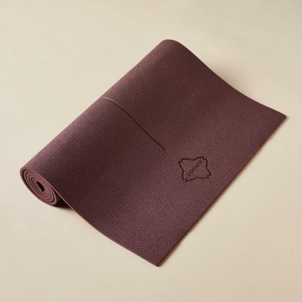 Yogamatte Komfort für sanftes Yoga 8 mm bordeaux