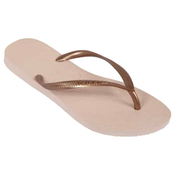 Zehensandalen Havaianas Slim Damen rosa