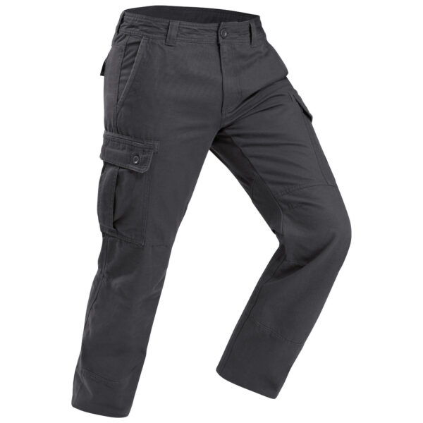 Cargohose Backpacking Travel 100 warm Herren grau