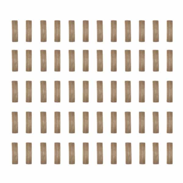 Index Camo Clips für 20mm Weaverrail (60er Packung) - TAN