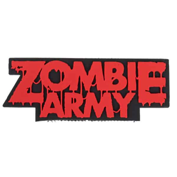 Paintball / Airsoft PVC Klettpatch (Zombie Army rot)