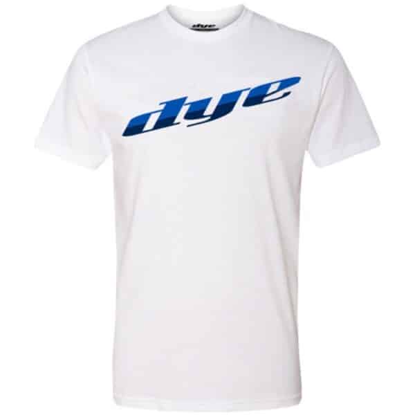 Dye T-Shirt (Dye Split) Weiss/Blau