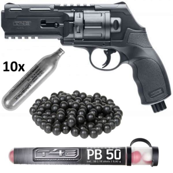 Umarex T4E HDR 50 Revolver HOME DEFENCE Kit (schwarz)