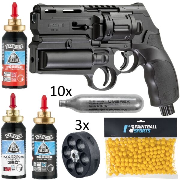 Umarex T4E HDR 50 Revolver SELF-DEFENCE-KIT (19-teilig)