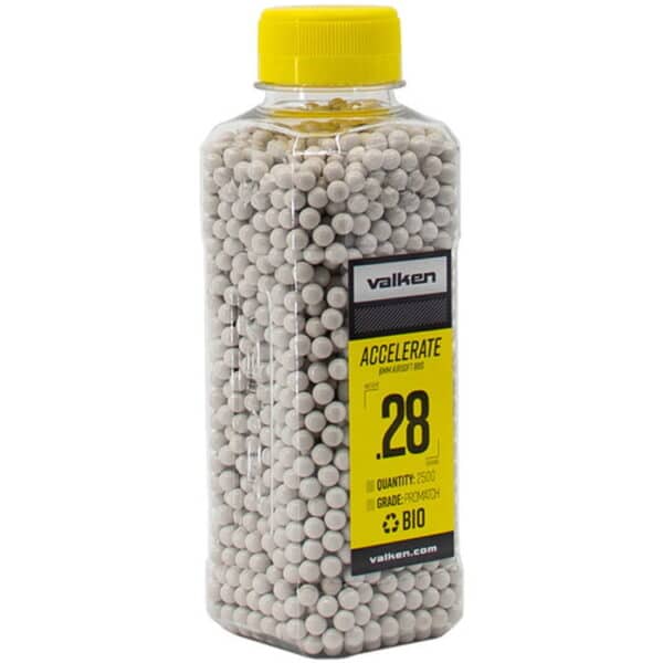 Valken Accelerate Airsoft BIO BB´s 0.28g in der Flasche (2500stk)