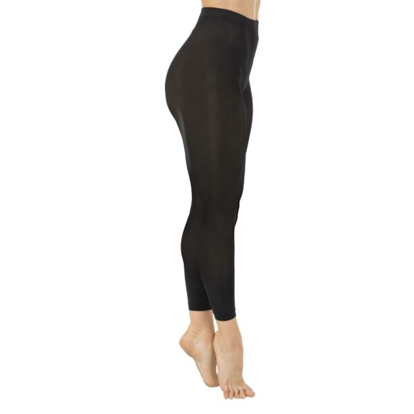 Ballettstrumpfhose Tanzleggings ohne Fuss Damen schwarz